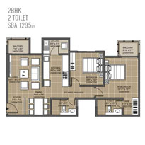 2 bhk flat in Marathalli Bangalore | Durga Petals
