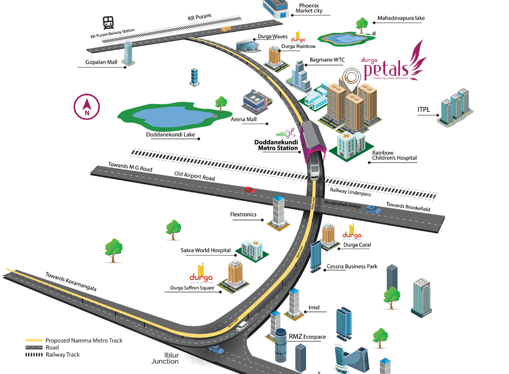 Durga petals | Map